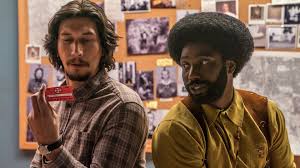 Adam Driver and John David Washington in Blackklansman